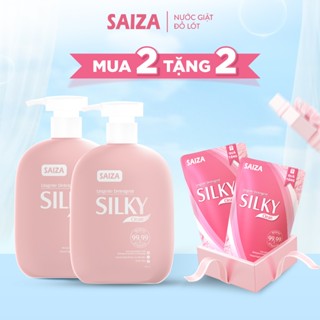 [COMBO 2] Nước Giặt Đồ Lót SAIZA Silky Clean Enzyme Sinh Học, Hỗ Trợ Làm Sạch, Kháng Khuẩn, Khử Mùi