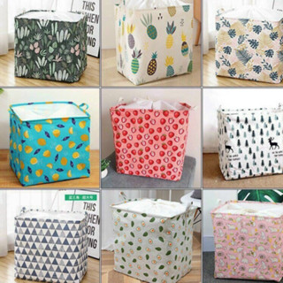 Túi đựng chăn màn, quần áo - Size lớn 100 Lít vải bố khung sắt có dây rút Washday .ĐTCA