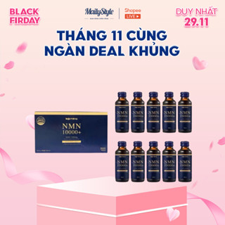 H94_ Nước Uống NMN 10000 Hàn Quốc Koja Hàn Quốc Hỗ Trợ Sức Khoẻ (Hộp 10 Lọ)