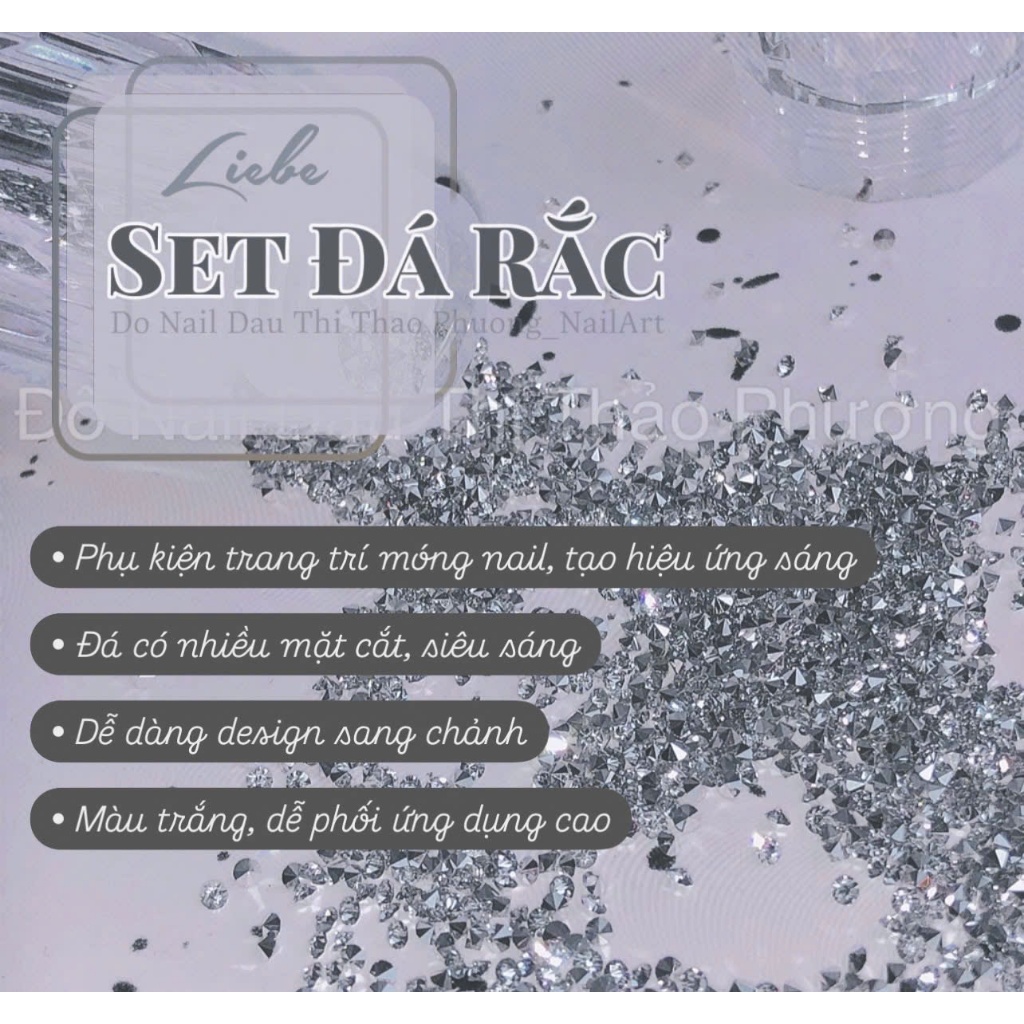 Đá Rắc Ghi Đen/Trắng