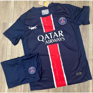 Bộ Quần Áo Bóng Đá CLB PSG Sân Nhà 24/25 - Áo Đá Banh CLB PSG Sân Nhà - Vải Polyester Gai Thái