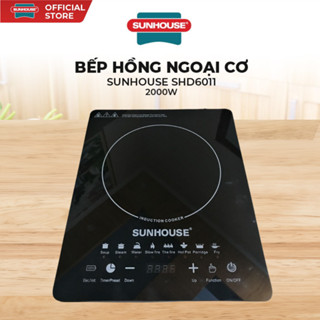 Bếp Từ SUNHOUSE Thế hệ mới SHD6011 Bảo Hành, Bếp Từ Đơn Công suất 2200W Điều khiển cảm ứng