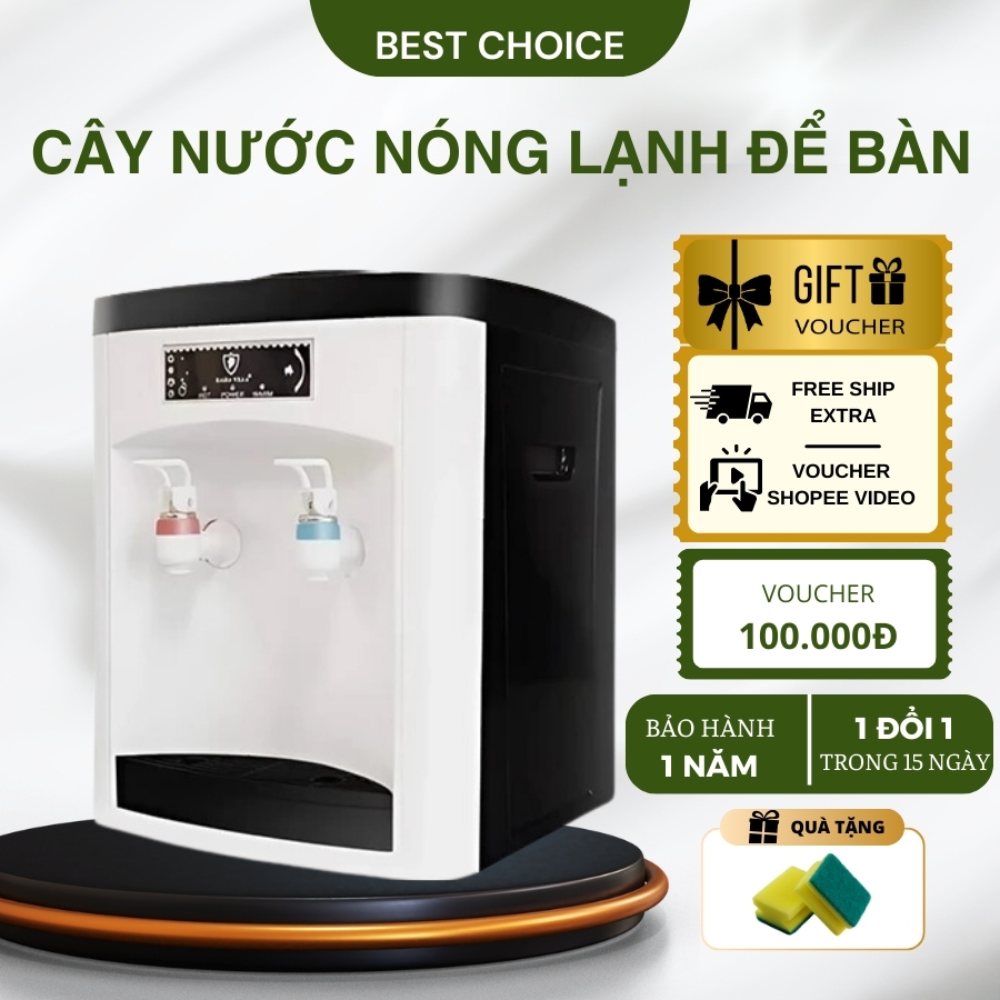 Cây nước nóng lạnh Camel máy lọc nước để bàn tiện lợi tiết kiệm điện an toàn khi sử dụng