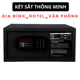 [CHÍNH HÃNG] Két sắt mini gia đình, két sắt dùng trong khách sạn, khu nghỉ dưỡng- mật mã 6 số, an toàn, nhỏ gọn