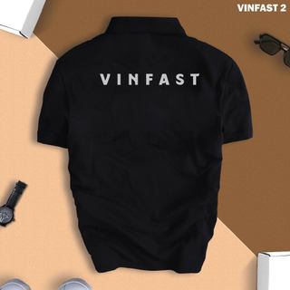 [VINFAST 2] Áo Polo Hãng Xe Vinfast Nam Nữ, Form Slimfit, Vải Thun Co Giãn, Nhận In Tên Showroom
