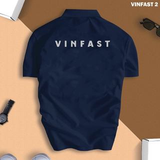 [VINFAST 2] Áo Polo Hãng Xe Vinfast Nam Nữ, Form Slimfit, Vải Thun Co Giãn, Nhận In Tên Showroom
