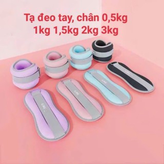  Tạ đeo tay chân Tạ Chân Túi tạ chân dành cho gym Chất Liệu Bột Sắt Mịn Tập Gym Tập Yoga Tại Nhà 