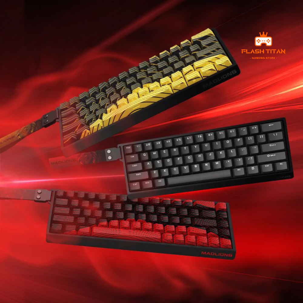 Bàn Phím Cơ Gaming MAD60 / MAD68 HE- Rapid Trigger Madlions - Switch Nam Châm 1k - 8k Polling Rate | BigBuy360 - bigbuy360.vn