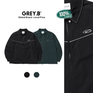 Áo Khoác Nam Nữ 1993Studio Jacket GREYB Thêu Logo Phong Cách Hàn Quốc