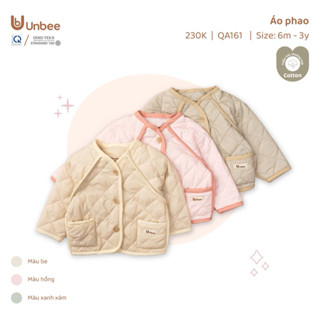 UNBEE - Áo phao lông vũ mềm, mỏng nhẹ ấm áp cho bé trai/bé gái