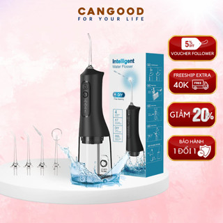 Máy tăm nước L6 dung tích 300ml, 5 Vòi Phun làm sạch răng miệng, loại bỏ vôi răng, làm trắng răng