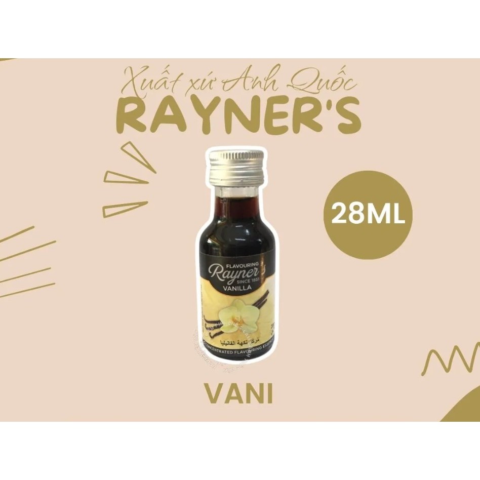 Tinh chất hương VANI Rayner's 28ml (T3/2025)