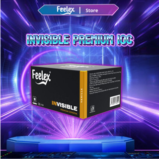 Bao cao su Feelex Premium siêu mỏng, gân gai, kéo dài thời gian, cảm giác chân thật hộp 10 bcs