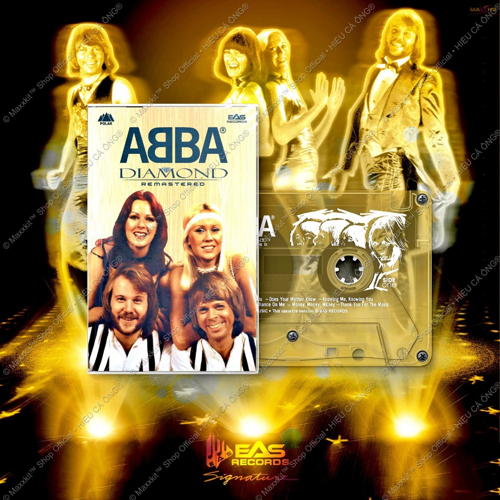 Băng cassette tape ABBA - DIAMOND (Remastered) - EAS Records