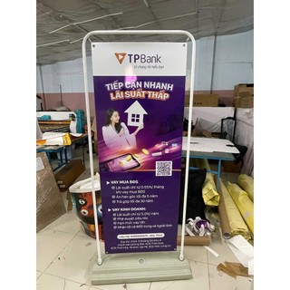 [XUẤT KÈM VAT] Standee kiểu cửa đế nước và standee kiểu cửa đế sắt