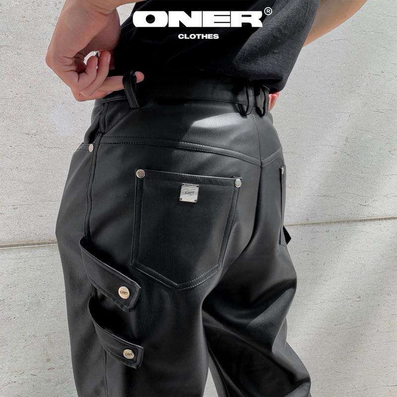  Quần da ONER "Jacobs Leather Pants" da PU cao cấp 