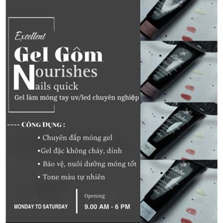 Tuýp Gel Gôm Đắp Móng 60ml