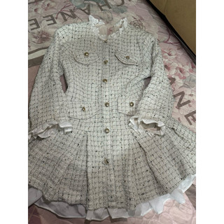dạ tweed phẩy kim sa cao cấp