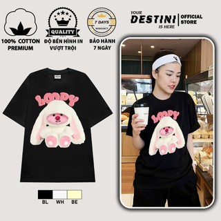 Áo Thun [Áo Phông] Loopy local brand unisex form rộng tay lỡ cổ tròn cotton cao cấp DESTINI LOOPY06