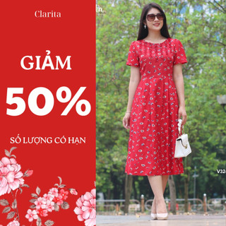  Váy Eo Tằm Thiết Kế Clarita mã V3244 