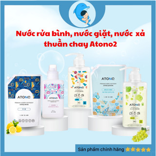  SP có voucher Live X  Nước rửa bình chén bát nước giặt xả Atono2 thuần chay 480g 1L an toàn cho trẻ từ 0m+ MECAHEO 