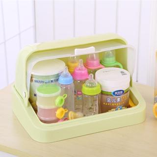  Khay up bình sữa khay úp ly chén gia vị có nắp đậy trong suốt chống côn trùng bụi mịn 