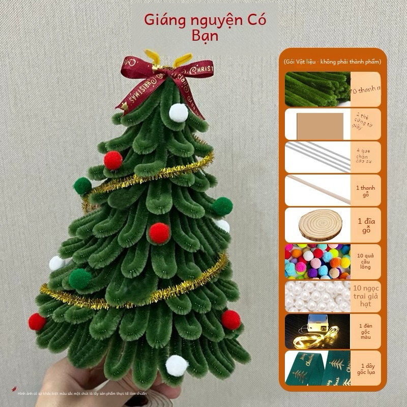 Nguyên liệu làm cây thông Noel