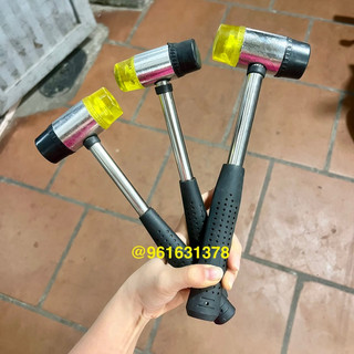 Búa Cao Su 2 Đầu BP Vàng Đen ( hàng loại 1)