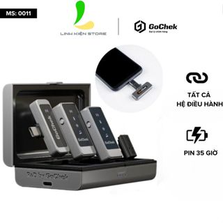 Micro Thu Âm Không Dây GoChek Ultra S24 - Micro Ghi Âm Công Nghệ Smart SSC Nâng Cấp