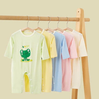 Bodysuit Dài Tay Cho Bé Trai Bé Gái, Bộ Đồ Liền Thân Đáng Yêu, Quần Áo Trẻ Em In Hình Dễ Thương Size 3-10kg