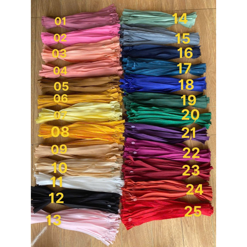 Khoá giọt lệ loại 25cm 5 chiếc