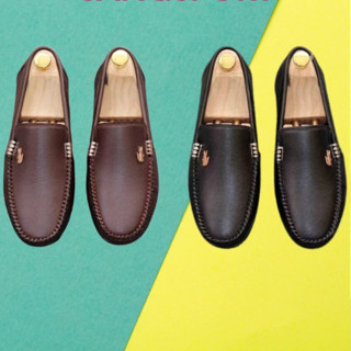 Giày Lười Mọi Nam Đẹp Da Bò Cao Cấp , Giày Da Nam Nhập Khẩu Cao Cấp Đủ Size 38-43 Màu Đen và Nâu Mã G 79