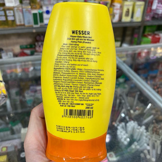 Sữa Tắm Gội Wesser 200ml