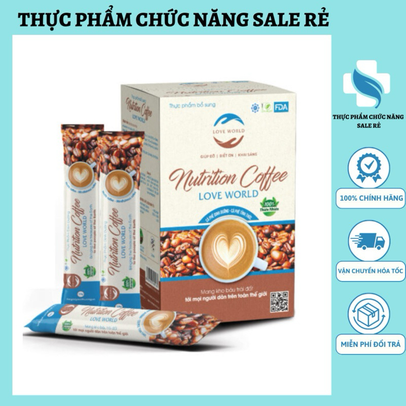 Cafe Nutrition Coffee Love World - Bổ sung dinh dưỡng[Chính Hãng]