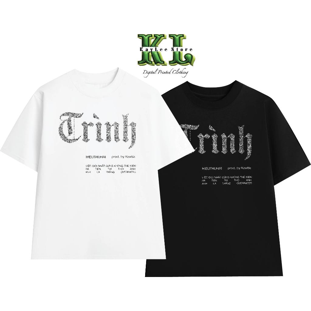 [KAYLEE] Áo thun HIEUTHUHAI Form rộng Nam Nữ thời trang Oversize - Unisex Streetwear