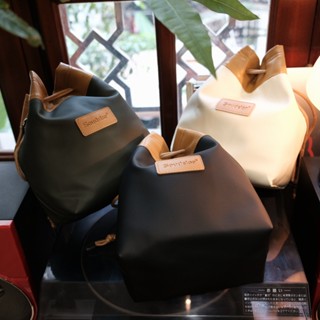 Túi da đựng máy ảnh Soudelor dây rút