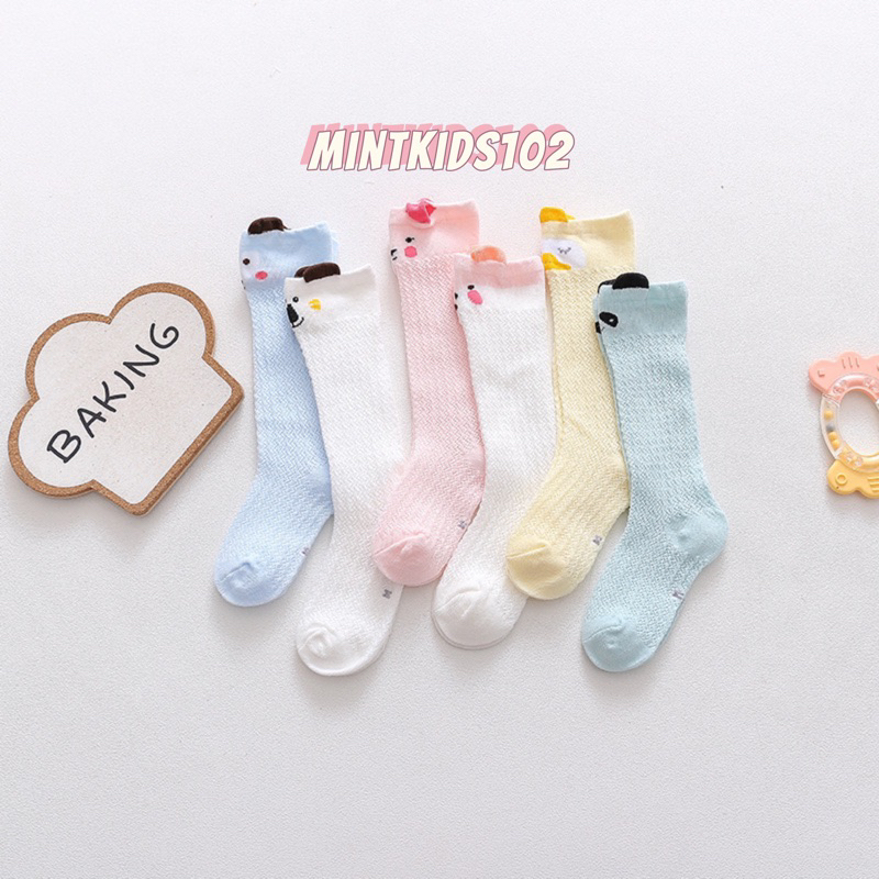 Tất cho bé, tất lưới dài cho bé 0 đến 3 tuổi mềm mại, thoáng mát