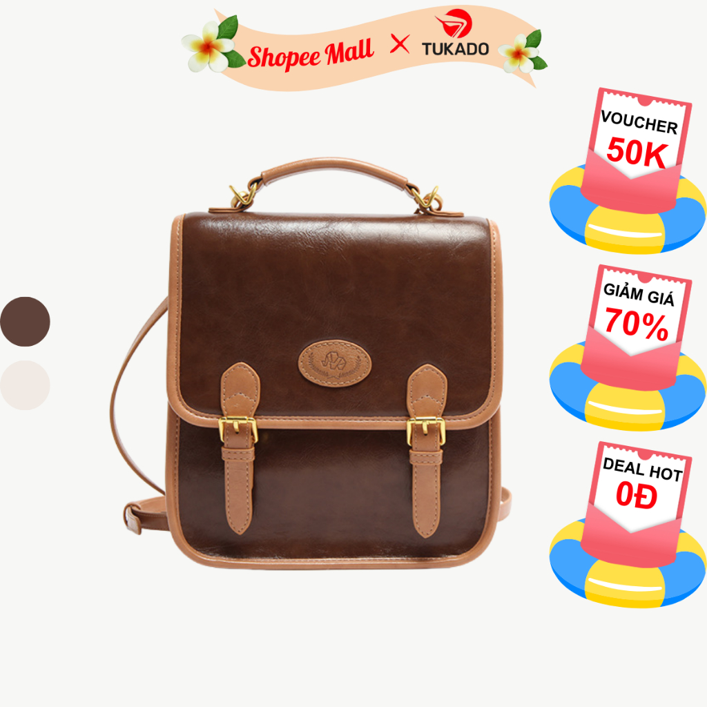 Ba Lô Nữ Mini Thời Trang MICOCAH Đi Học Đi Chơi Chất Da Cao Cấp Cực Đẹp MC220- Tukado