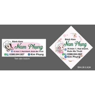 [ In yêu cầu ]  Tem cài Bánh Sinh Nhật, Tem cài Bánh