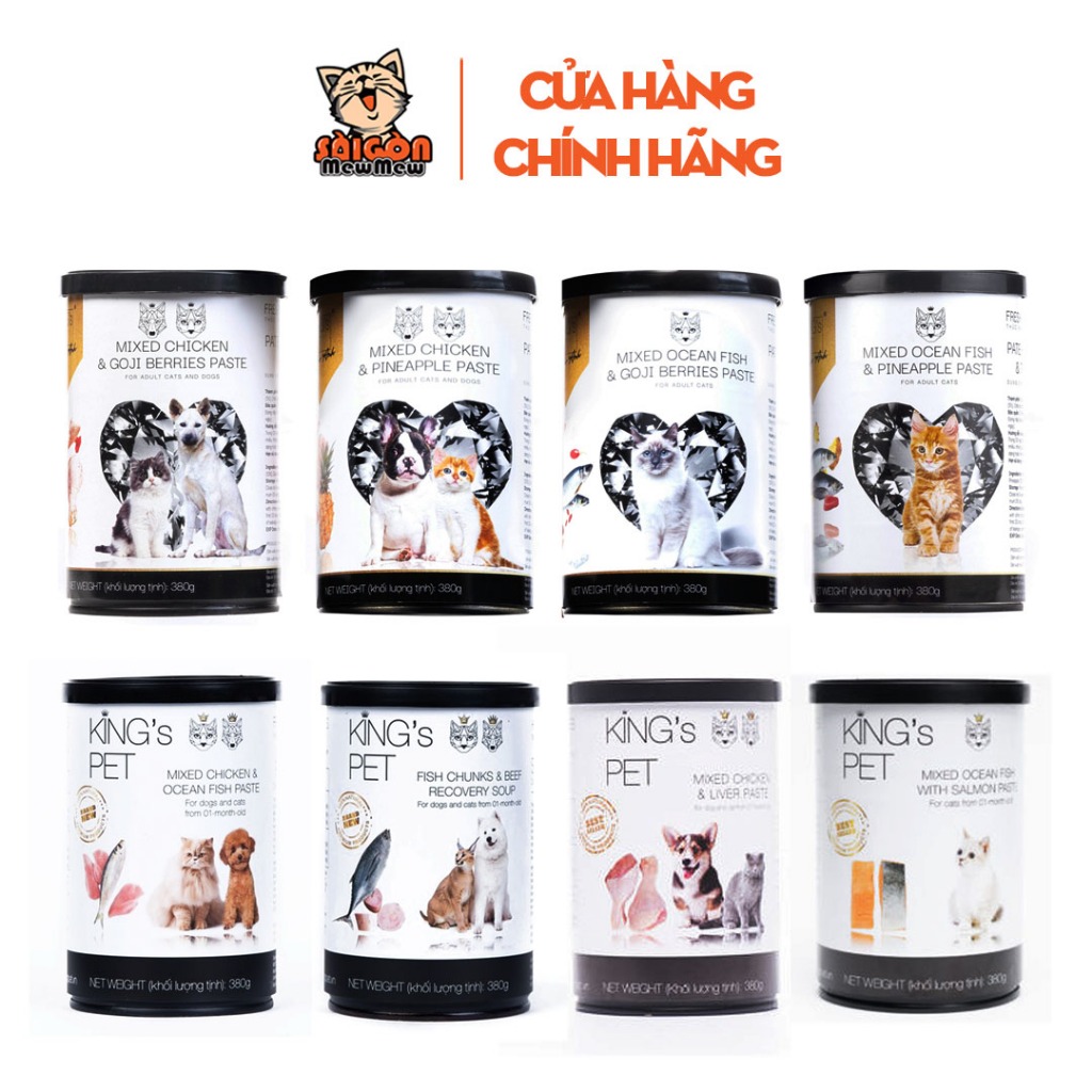 Pate cho thú cưng KINGPET 380gr