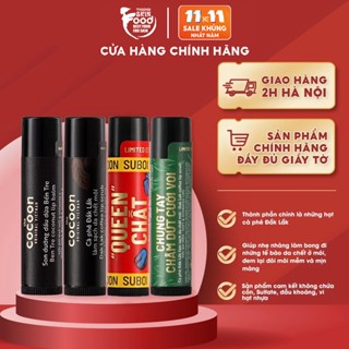 Son Dưỡng Môi Dầu Dừa Ben Tre & Tẩy Tế Bào Chết Môi Chiết Xuất Cà Phê Đắk Lắk The Cocoon Dak Lak Coffee Lip Scrub 5g