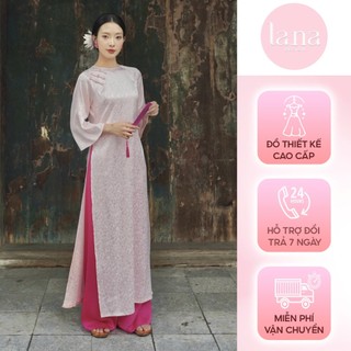  Áo dài Chi lan thiết kế 3 gam màu nổi bật nét đẹp của nàng thơ mùa thu   kèm mấn  - SD004-Tết 