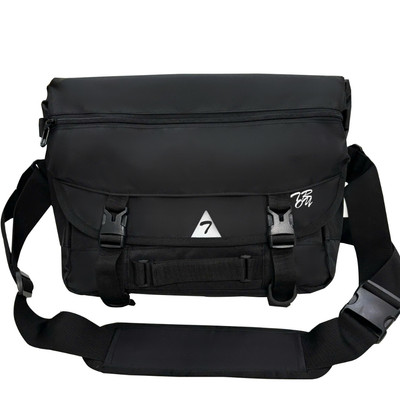 Cặp nam đeo chéo TROY Jupiter phối nắp size 37x30x13cm đựng laptop 14inch, chất vải bố chống thấm