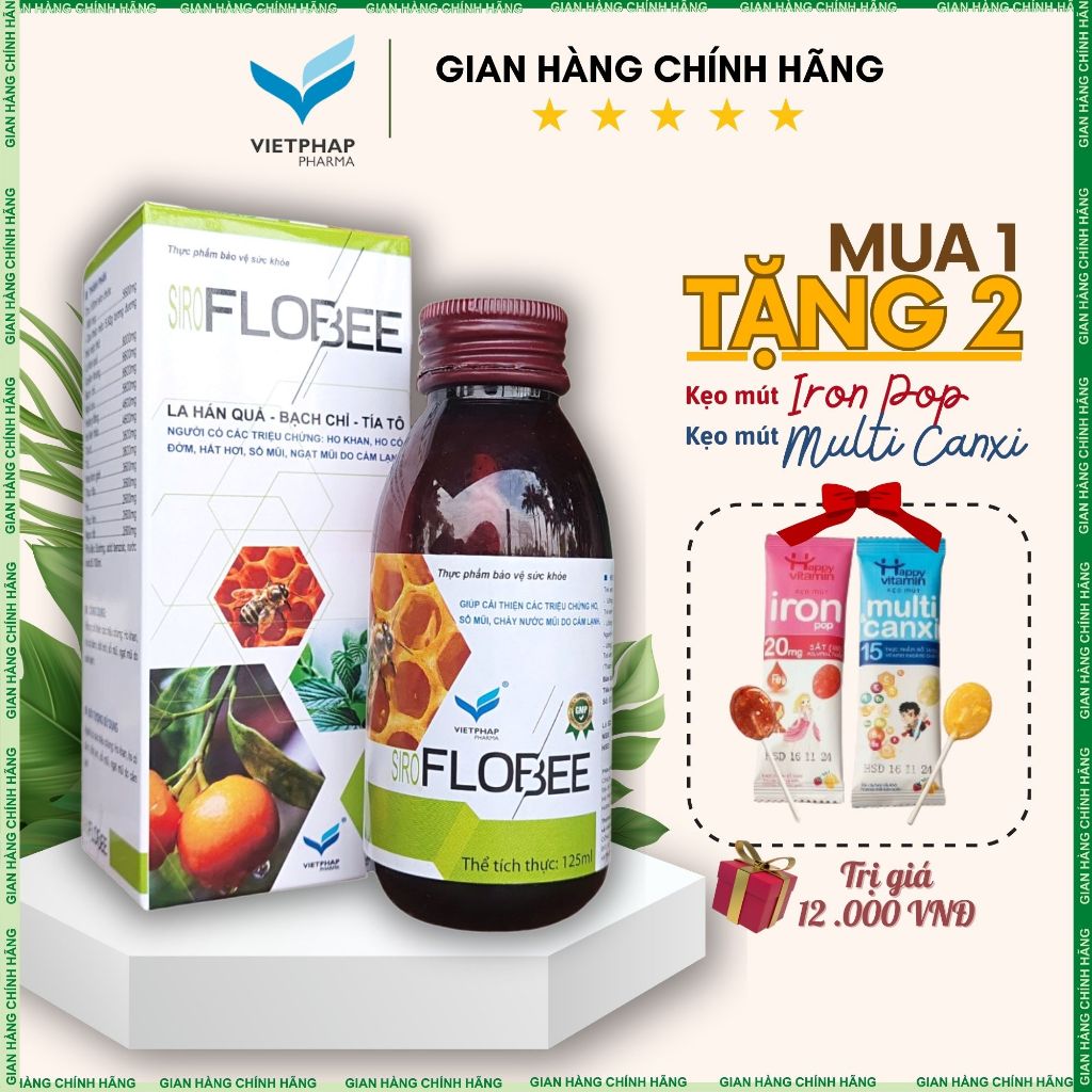Siro Sốt Cảm Ho Flobee 125ml