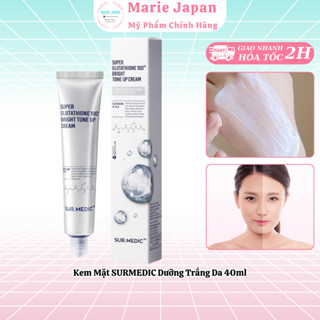 Kem Mặt SURMEDIC Dưỡng Trắng Da Super Glutathione 100 Bright Tone Up Cream 40ml
