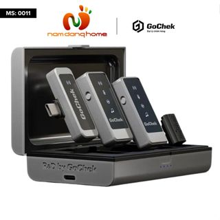  Micro Thu Âm Không Dây GoChek Ultra S24 - Microphone Chuyên Dụng Cho Điện Thoại Tích Hợp 2 Chân Cắm 