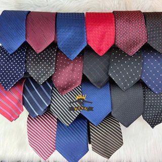 Cà vạt nam KING vải silk lụa cao cấp họa tiết tự thắt bản nhỏ 5cm 8cm công sở và chú rể style hàn quốc giá rẻ C58 C058