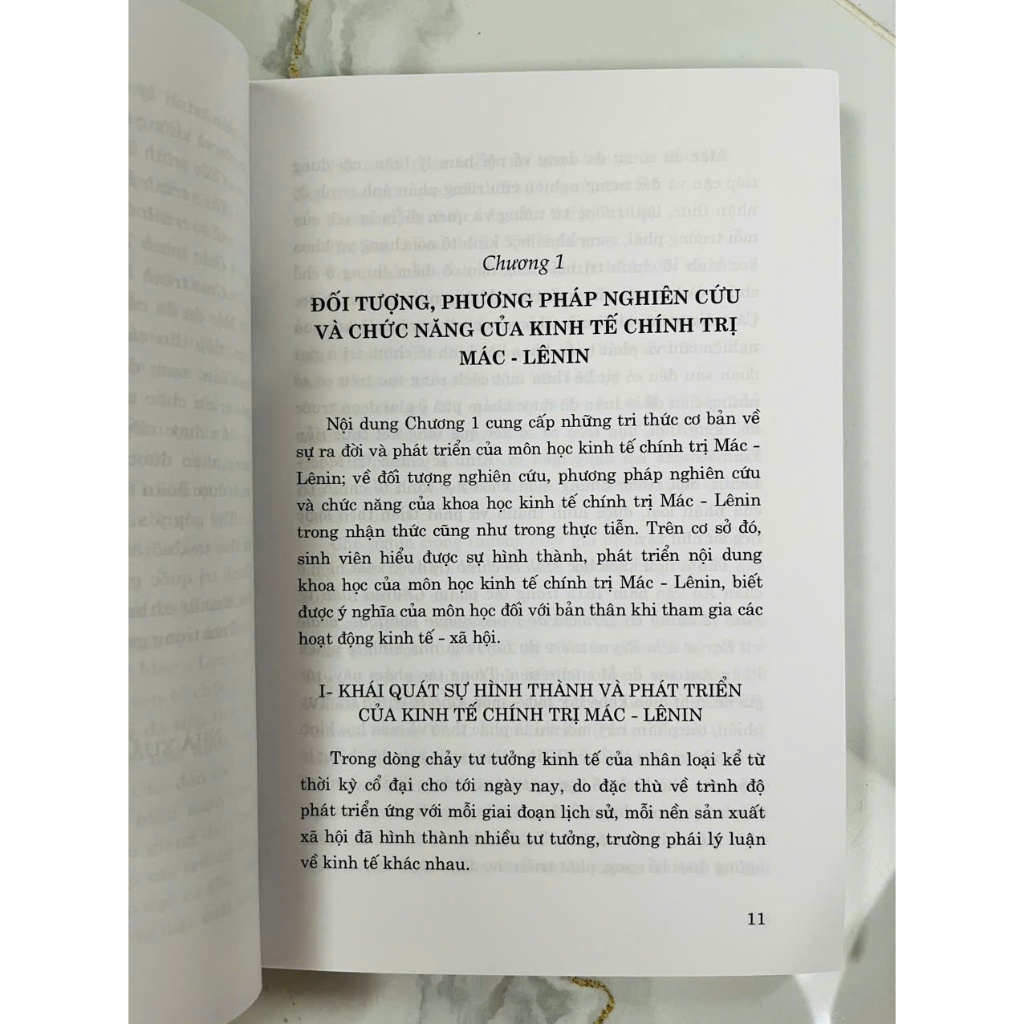 Sách - Giáo Trình Kinh Tế Chính Trị Mác - Lênin (Dành Cho Bậc Đại Học Hệ Không Chuyên Lý Luận Chính Trị) | BigBuy360 - bigbuy360.vn