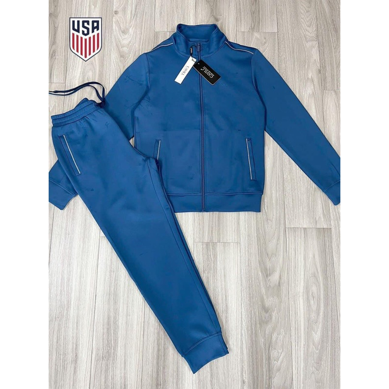 Bộ nỉ thể thao cao cấp CAVILL, Mềm mịn, Không Bai, Không Xù, Dáng trẻ trung