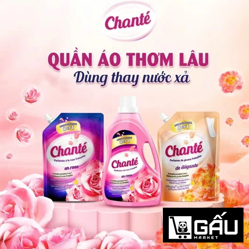 Nước Giặt Xả Cao Cấp Chanté 8in1